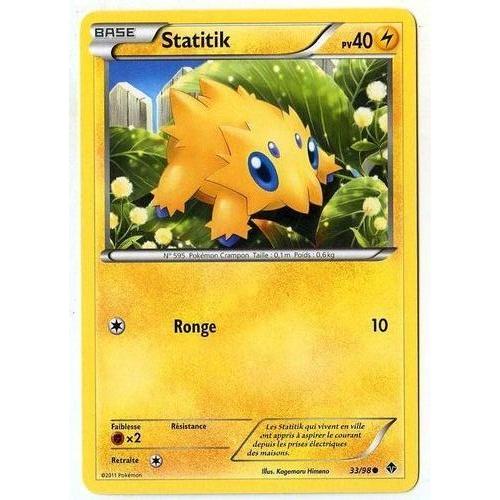 Statitik (33/98) - Pokemon Noir Et Blanc Pouvoirs Emergents