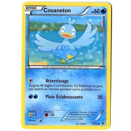 Couaneton (26/98) - Pokemon Noir Et Blanc Pouvoirs Emergents