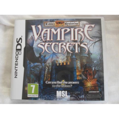 Hidden Mysteries, Vampire Secrets Nintendo Ds