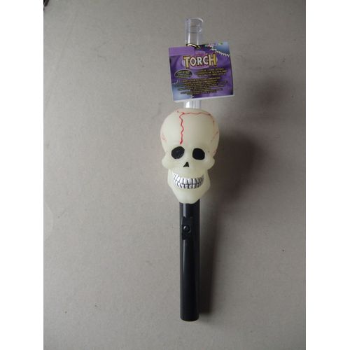 Halloween Torche Tete De Mort