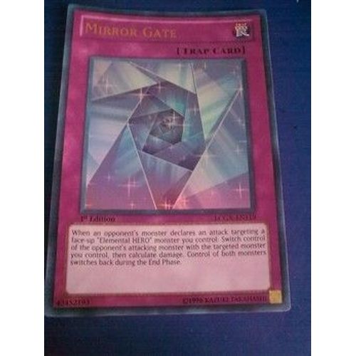 Carte Yu-Gi-Oh - Mirror Gate/Porte Du Tunnel Miroir Extra-Dimensionnel - Legendary Collection 2 - Ultra Rare 1ere Edition Lcgx-En119