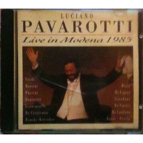 Recital Live Modene 1985 : Airs D'operas & Chansons Napolitaines