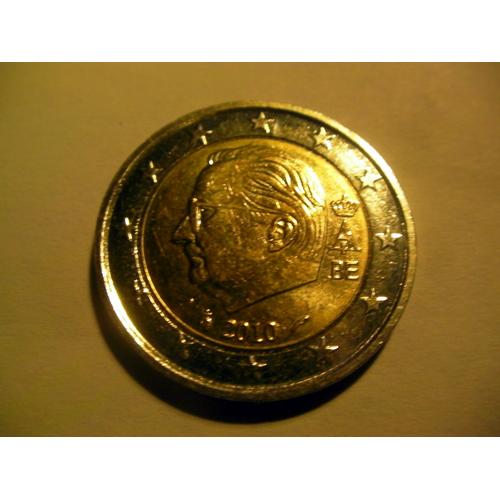 Pièce De 2 Euros Belgique 2010, Rare