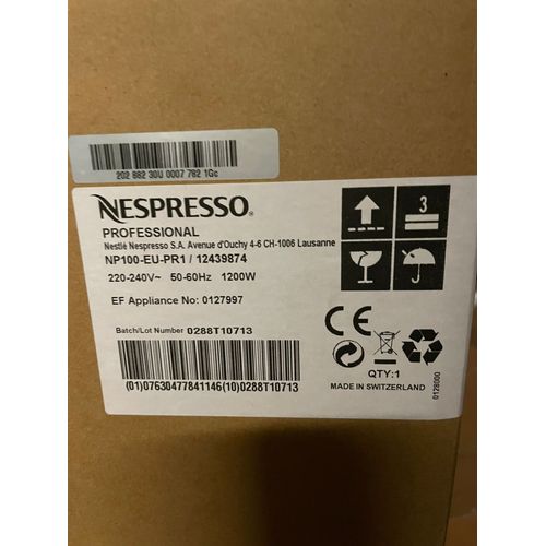 Nespresso professional