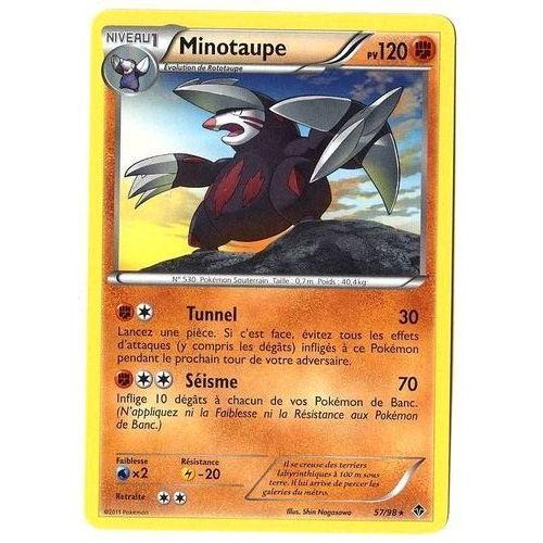 Minotaupe  (57/98) - Pokemon Noir Et Blanc Pouvoirs Emergents