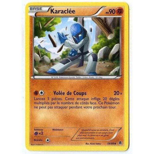 Karaclée (59/98) - Pokemon Noir Et Blanc Pouvoirs Emergents