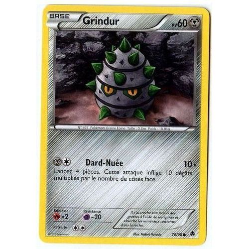 Grindur (70/98) - Pokemon Noir Et Blanc Pouvoirs Emergents