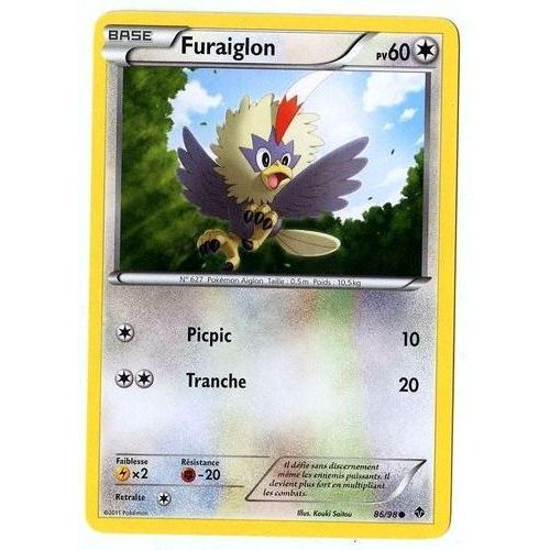 Furaiglon (86/98) - Pokemon Noir Et Blanc Pouvoirs Emergents