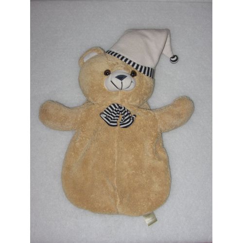 Doudou Range Pyjama Ours Doudou Et Compagnie Beige