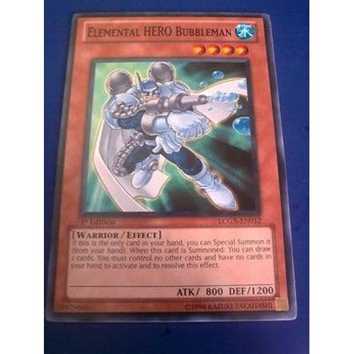 Elemental Hero Bubbleman (Bubbleman, Héros Élémentaire) - Yu-Gi-Oh! - Lcgx-En012 - C