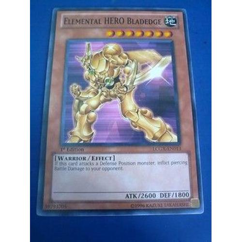 Elemental Hero Bladedge (Tranchant, Héros Élémentaire) - Yu-Gi-Oh! - Lcgx-En013 - C