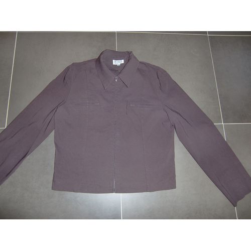 Veste Marron Taille 42 Etam