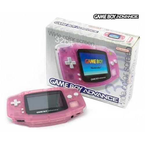 Game Boy Advance Rose Transparente - 32 Bits
