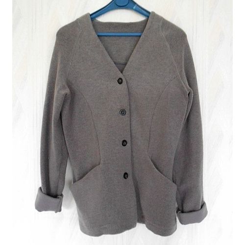 Gilet Épais Gris"Tehen