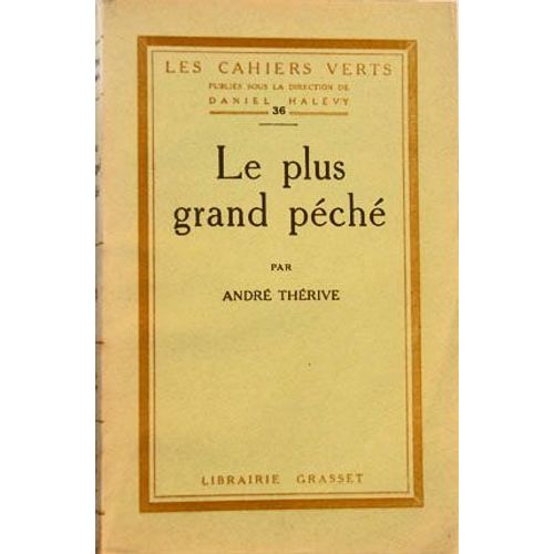 Plus (Le) Grand Péché