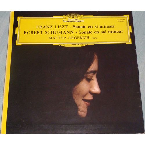 Franz Liszt - Sonate En Si Mineur / Robert Schumann - Sonate En Sol Mineur