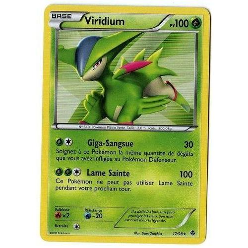 Viridium (17/98) - Pokemon Noir Et Blanc Pouvoirs Emergents