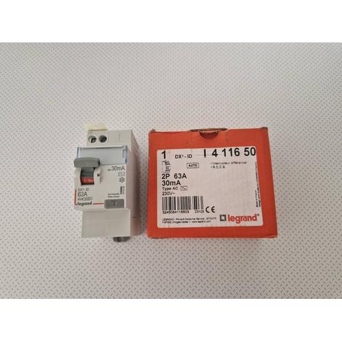 LEGRAND DX3 Interrupteur différentiel 63A 30mA type AC auto 230V - 411650