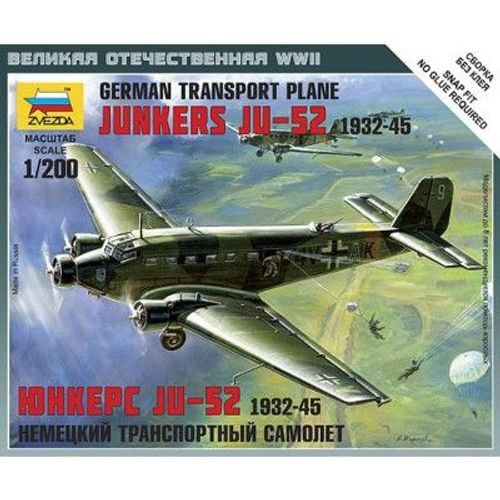 Junkers Ju-52 - Avion De Transport Allemand-Zvezda