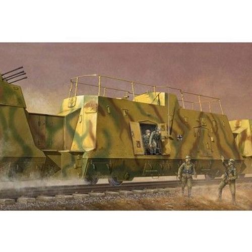 Maquette Wagon Blindé Allemand : Transport De Troupes : Kommandowagen-Trumpeter