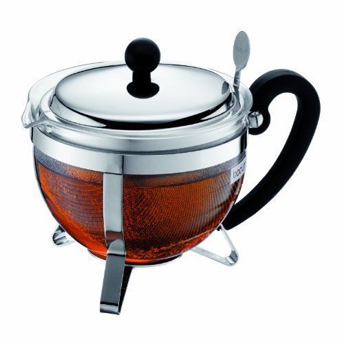 Bodum - 1922-16-6 - Chambord Théière Tamis - 1,0 L - Inox