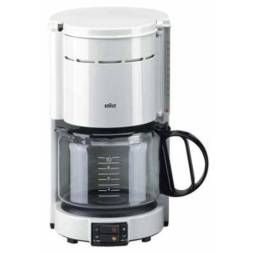 Braun Aromaster KF 47 - Cafetière - 10 tasses - blanc