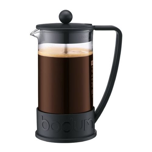 Bodum - 10938-01 - Brasil - Cafetière À Piston - 8 Tasses - 1,0 L - Noire