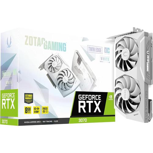 Zotac Gaming GeForce RTX 3070 Twin Edge OC White Edition LHR NVIDIA 8 Go GDDR6