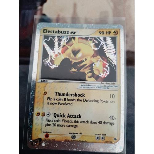 Electabuzz Ex - Rubis & Saphir - 97/109 - Version Anglaise