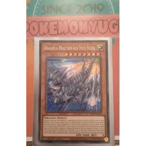 Dragon À Réaction Aux Yeux Bleus Mp23-Fr004 Secret Rare Carte Yu-Gi-Oh Konami