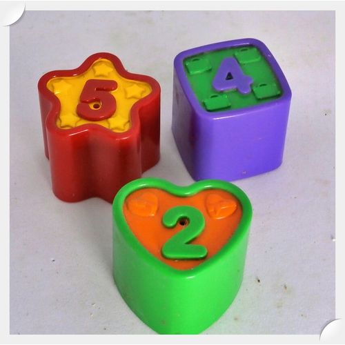 Pièce De Rechange - Trieur De Formes - Lot De 03 Formes - Fisher Price
