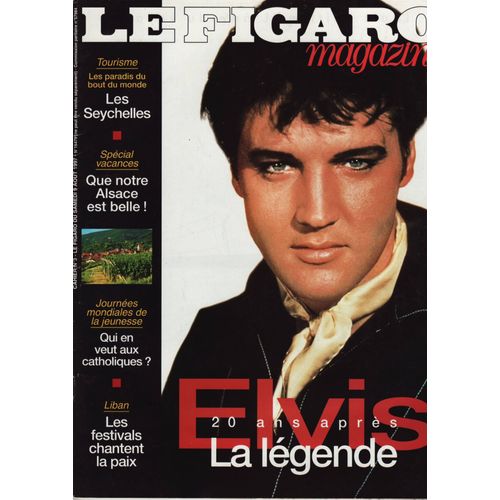 Le Figaro Magazine / 09-08-1997 N°16479 : Elvis Presley (8p) - Emmanuelle Laborit (1p)
