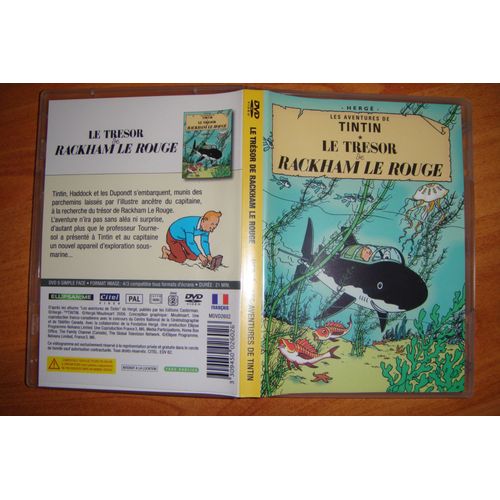 Mini-Dvd "Tintin: Le Trésor De Rackam Le Rouge".
