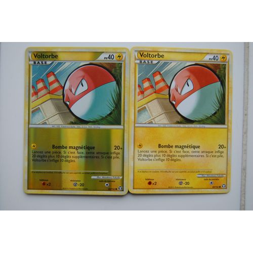 Voltorbe Standart + Reverse - H.S Triomphe - 83/102 - Pokemon