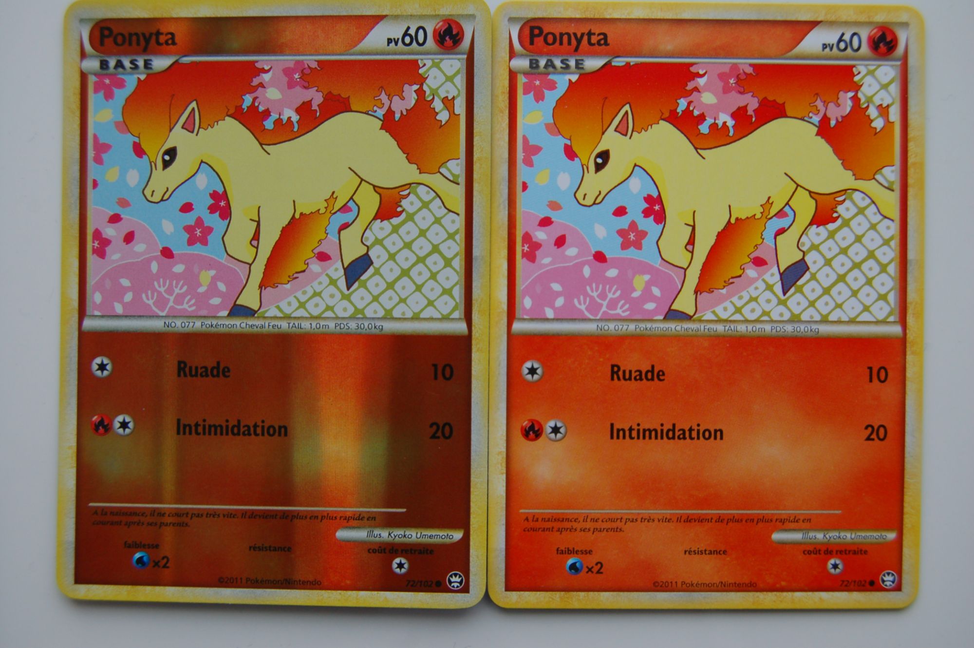 Ponyta  Standard - Reverse - Hs Triomphe - 72/102