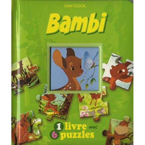 Bambi - 1 Livre Avec 6 Puzzles