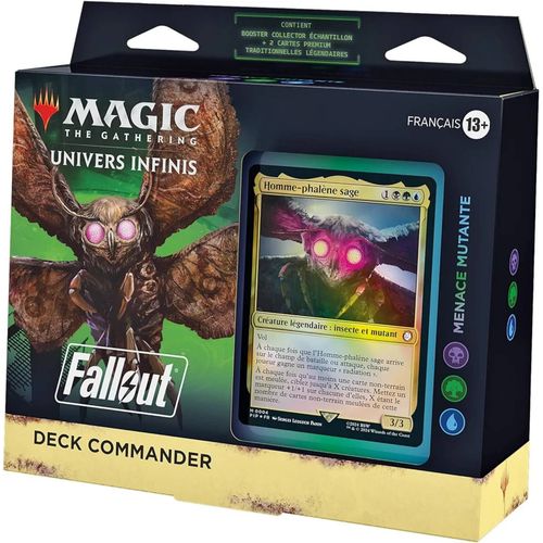 Magic Fallout Univers Infini Deck Commander Menace Mutante En Vf