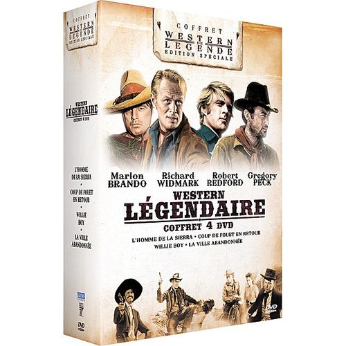 Western Légendaire - Coffret N° 2 : L'homme De La Sierra + Coup De Fouet En Retour + Willie Boy + La Ville Abandonnée - Pack