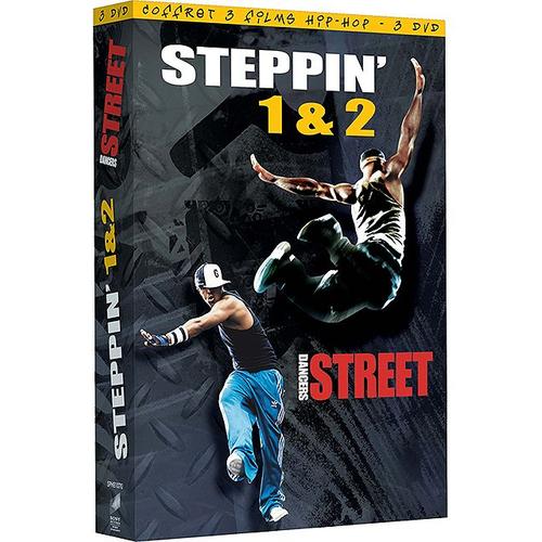 Coffret 3 films hip hop Steppin 1 2 Street Dancers Pack