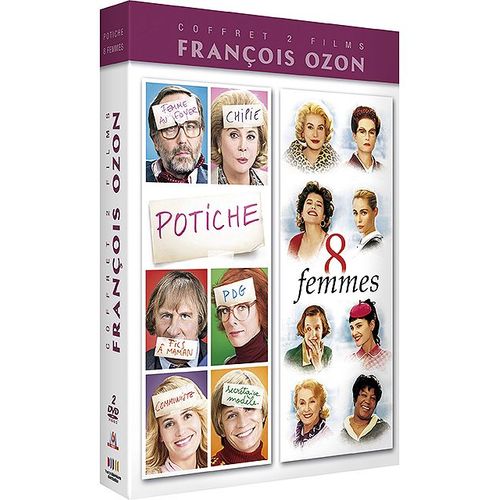 Coffret 2 Films François Ozon - Potiche + 8 Femmes - Pack