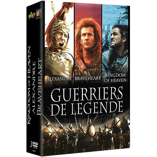 Guerriers De Légende - Coffret 3 Films : Alexandre + Braveheart + Kingdom Of Heaven - Pack