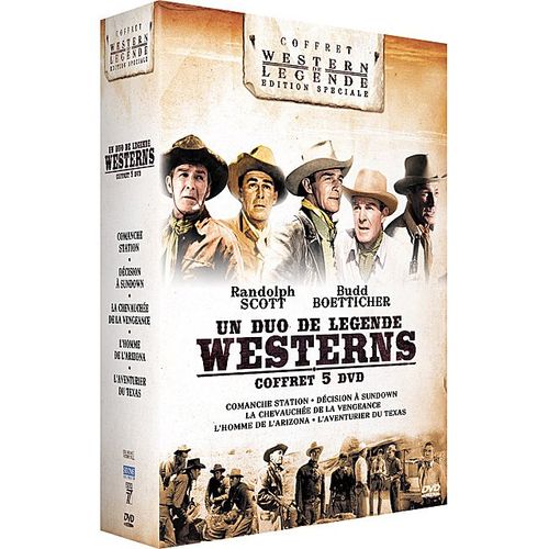 Randolph Scott - Budd Boetticher : Un Duo De Légende - Coffret 5 Films - Pack