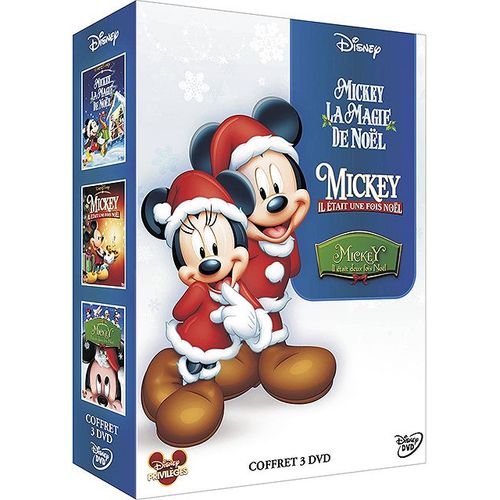 Coffret - Mickey, La Magie De Noël + Mickey, Il Était Une Fois Noël + Mickey, Il Était Deux Fois Noël - Pack