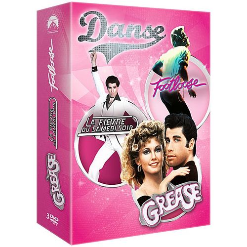 Coffret Danse : Grease + La Fièvre Du Samedi Soir + Footloose - Pack