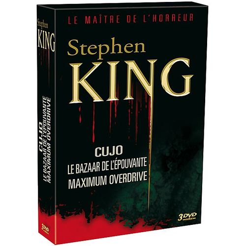 Stephen King : Cujo + Le Bazaar De L'épouvante + Maximum Overdrive - Pack