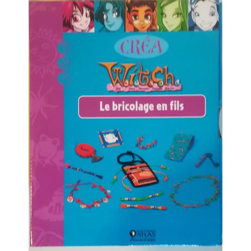 Witch - Le Bricolage En Fils - Tout Le Nécessaire Pour Créer Un Bracelet Torsadé, Un Porte-Clés Torsadé, 1 Chouchou À Pompon, 1 Collier...