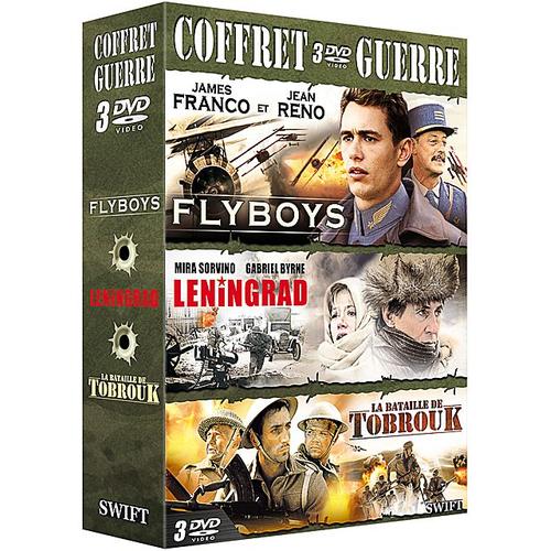 Coffret Guerre : Flyboys + Leningrad + La Bataille De Tobrouk - Pack