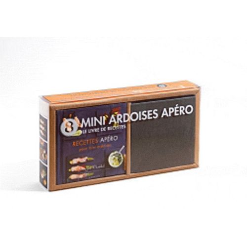 Kit Mini Ardoises Apéro - 8 Mini Ardoises Apéro + Le Livre De Recettes