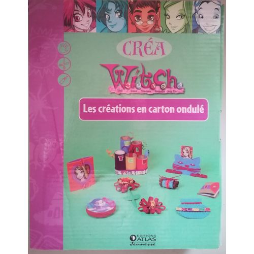 Witch - Les Créations En Carton Ondulé - Tout Le Nécessaire Pour Créer Porte Crayons, Cadre, Vide Poche...