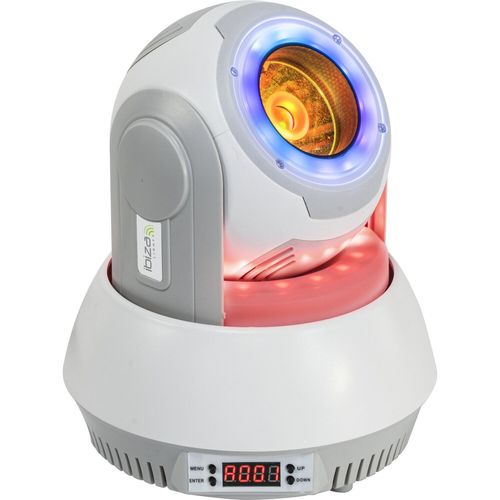 IBIZA LIGHT STAR-BEAM-WH - Lyre Beam 40W RGBW 4en1 avec cercles lumineux